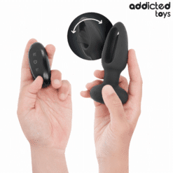 Comprar ADDICTED TOYS - PLUG ANAL CON LENGUA VIBRADORA Y CONTROL REMOTO al mejor precio - Envíos Discretos