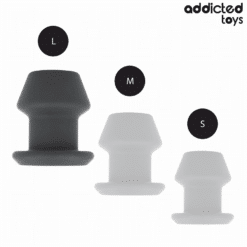 Comprar ADDICTED TOYS - PLUG ANAL HUECO EXTREM SILICONA TALLA L 10,4 CM al mejor precio - Envíos Discretos