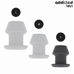 Comprar ADDICTED TOYS - PLUG ANAL HUECO EXTREM SILICONA TALLA S 7,5 CM al mejor precio - Envíos Discretos