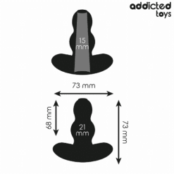 Comprar ADDICTED TOYS - PLUG ANAL HUECO SILICONA TALLA S 7,3 CM al mejor precio - Envíos Discretos