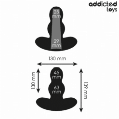Comprar ADDICTED TOYS - PLUG ANAL HUECO SILICONA TALLA XL 13,9 CM al mejor precio - Envíos Discretos