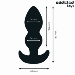 Comprar ADDICTED TOYS - PLUG ANAL SILICONA TALLA L 11,7 CM al mejor precio - Envíos Discretos