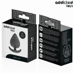 Comprar ADDICTED TOYS - PLUG ANAL SILICONA TALLA L 8 CM al mejor precio - Envíos Discretos
