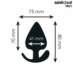Comprar ADDICTED TOYS - PLUG ANAL SILICONA TALLA L 8 CM al mejor precio - Envíos Discretos