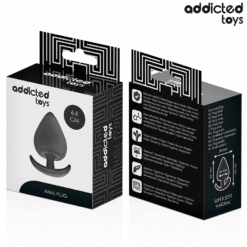 Comprar ADDICTED TOYS - PLUG ANAL SILICONA TALLA M 6,6 CM al mejor precio - Envíos Discretos