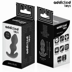 Comprar ADDICTED TOYS - PLUG ANAL SILICONA TALLA S 10,3 CM al mejor precio - Envíos Discretos
