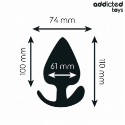 Comprar ADDICTED TOYS - PLUG ANAL SILICONA TALLA XXL 11 CM al mejor precio - Envíos Discretos