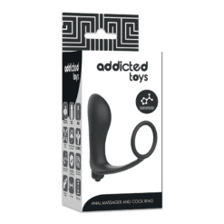 Comprar ADDICTED TOYS - PLUG ANAL VIBRADOR CON ANILLO PENE al mejor precio - Envíos Discretos