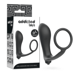 Comprar ADDICTED TOYS - PLUG ANAL VIBRADOR CON ANILLO PENE al mejor precio - Envíos Discretos