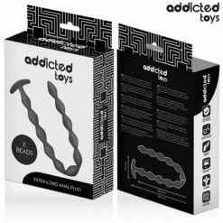 Comprar ADDICTED TOYS - ROSARIO ANAL 27 CM EXTRA LARGO SILICONA al mejor precio - Envíos Discretos