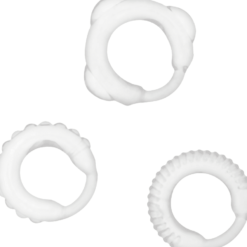 Comprar ADDICTED TOYS - SET 3 ANILLOS PENE CLEAR al mejor precio - Envíos Discretos