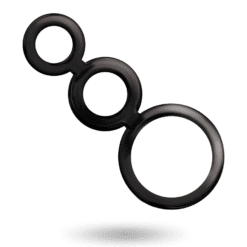 Comprar ADDICTED TOYS - SET ANILLOS PENE Y TESTÍCULOS - AHUMADO al mejor precio - Envíos Discretos