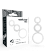 Comprar ADDICTED TOYS - SET ANILLOS PENE Y TESTÍCULOS CLEAR al mejor precio - Envíos Discretos