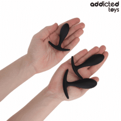 Comprar ADDICTED TOYS - SET DE 3 PLUG ANAL SILICONA MODELO 2 al mejor precio - Envíos Discretos