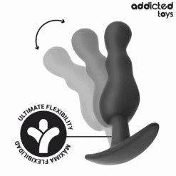 Comprar ADDICTED TOYS - SET DE 3 PLUG ANAL SILICONA MODELO 1 al mejor precio - Envíos Discretos