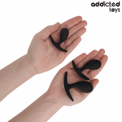 Comprar ADDICTED TOYS - SET DE 3 PLUG ANAL SILICONA MODELO 3 al mejor precio - Envíos Discretos