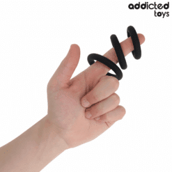 Comprar ADDICTED TOYS - SET DE ANILLOS SILICONA MODELO 1 al mejor precio - Envíos Discretos