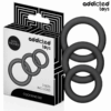 Comprar ADDICTED TOYS - SET DE ANILLOS SILICONA MODELO 1 al mejor precio - Envíos Discretos