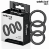 Comprar ADDICTED TOYS - SET DE ANILLOS SILICONA PLANOS al mejor precio - Envíos Discretos