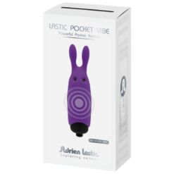 Comprar ADRIEN LASTIC - LASTIC POCKET VIBRADOR DE BOLSILLO CONEJO VIOLETA al mejor precio - Envíos Discretos