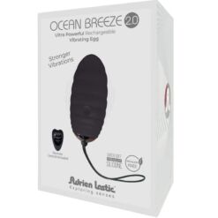 Comprar ADRIEN LASTIC - OCEAN BREEZE 2.0 HUEVO VIBRADOR RECARGABLE CONTROL REMOTO NEGRO al mejor precio - Envíos Discretos