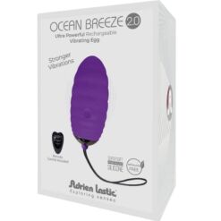 Comprar ADRIEN LASTIC - OCEAN BREEZE 2.0 HUEVO VIBRADOR RECARGABLE CONTROL REMOTO VIOLETA al mejor precio - Envíos Discretos