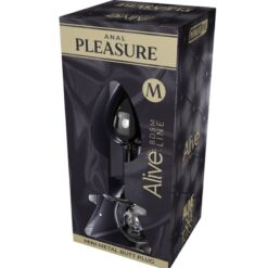 Comprar ALIVE - ANAL PLEASURE MINI PLUG METAL NEGRO TALLA M al mejor precio - Envíos Discretos