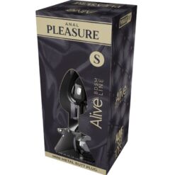 Comprar ALIVE - ANAL PLEASURE MINI PLUG METAL NEGRO TALLA S al mejor precio - Envíos Discretos