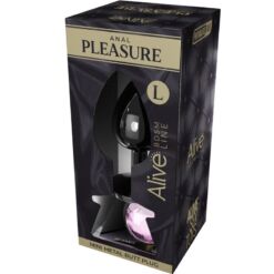 Comprar ALIVE - ANAL PLEASURE MINI PLUG METAL ROSA TALLA L al mejor precio - Envíos Discretos