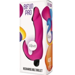 Comprar ALIVE - BIFUN PRO DILDO VIBRADOR ROSA 14.9 CM al mejor precio - Envíos Discretos
