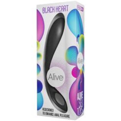Comprar ALIVE - BLACK HEART ESTIMULADOR ANAL al mejor precio - Envíos Discretos