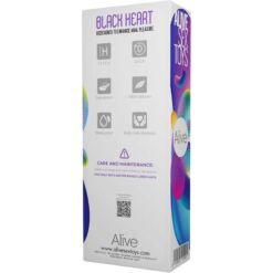 Comprar ALIVE - BLACK HEART ESTIMULADOR ANAL al mejor precio - Envíos Discretos