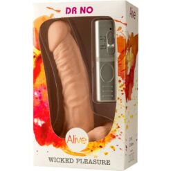 Comprar ALIVE - DR. NO PENE REALÍSTICO VIBRADOR 18 CM al mejor precio - Envíos Discretos