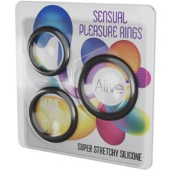 Comprar ALIVE - KIT TRES SENSUAL PLEASURE RINGS al mejor precio - Envíos Discretos