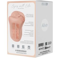 Comprar ALIVE - LOLA MASTURBADOR DOBLE MASCULINO VAGINA & ANO SUPER REALÍSTICO NATURAL al mejor precio - Envíos Discretos