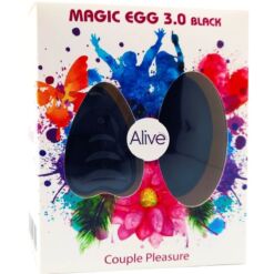 Comprar ALIVE - MAGIC EGG 3.0 HUEVO VIBRADOR CONTROL REMOTO NEGRO al mejor precio - Envíos Discretos