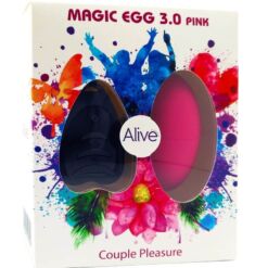 Comprar ALIVE - MAGIC EGG 3.0 HUEVO VIBRADOR CONTROL REMOTO ROSA al mejor precio - Envíos Discretos