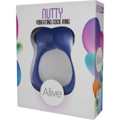 Comprar ALIVE - NUTTY ANILLO VIBRADOR AZUL al mejor precio - Envíos Discretos