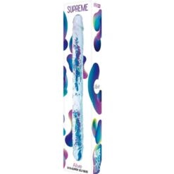 Comprar ALIVE - SUPREME PENE REALÍSTICO DOBLE TRANSPARENTE 38.5 CM al mejor precio - Envíos Discretos
