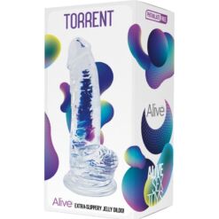 Comprar ALIVE - TORRENT PENE REALÍSTICO TRANSPARENTE 20.6 CM al mejor precio - Envíos Discretos