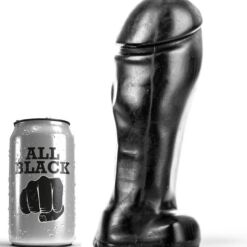 Comprar ALL BLACK - DONG 22 CM PUNTA ANCHA al mejor precio - Envíos Discretos