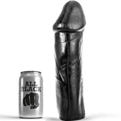 Comprar ALL BLACK - DONG 28 CM SIN TESTÍCULOS al mejor precio - Envíos Discretos