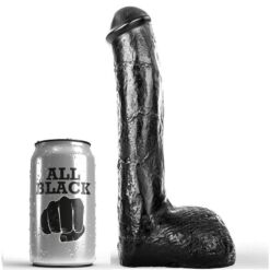 Comprar ALL BLACK - PENE REALÍSTICO ANAL 23 CM al mejor precio - Envíos Discretos