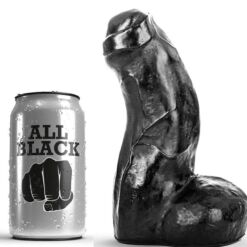 Comprar ALL BLACK - REALISTIC DONG NEGRO 17 CM al mejor precio - Envíos Discretos