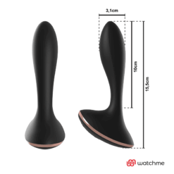 Comprar ANBIGUO - WATCHME CONTROL REMOTO VIBRADOR PLUG ANAL VERNET al mejor precio - Envíos Discretos