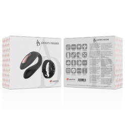 Comprar ANNE'S DESIRE - DUAL PLEASURE TECNOLOGÍA WATCHME NEGRO/GOLD al mejor precio - Envíos Discretos