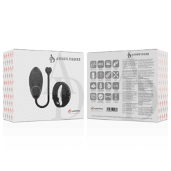 Comprar ANNE'S DESIRE - HUEVO CONTROL REMOTO TECNOLOGÍA WATCHME NEGRO al mejor precio - Envíos Discretos