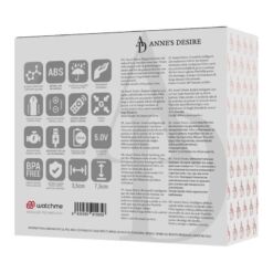 Comprar ANNE'S DESIRE - HUEVO CONTROL REMOTO TECNOLOGÍA WATCHME NEGRO al mejor precio - Envíos Discretos