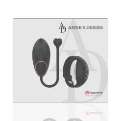 Comprar ANNE'S DESIRE - HUEVO CONTROL REMOTO TECNOLOGÍA WATCHME NEGRO al mejor precio - Envíos Discretos