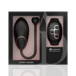 Comprar ANNE'S DESIRE - HUEVO CONTROL REMOTO TECNOLOGÍA WATCHME NEGRO/GOLD al mejor precio - Envíos Discretos